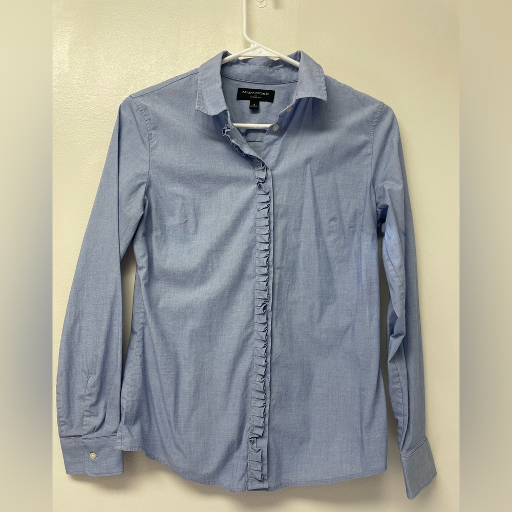 Banana Republic Blue Dress Shirt